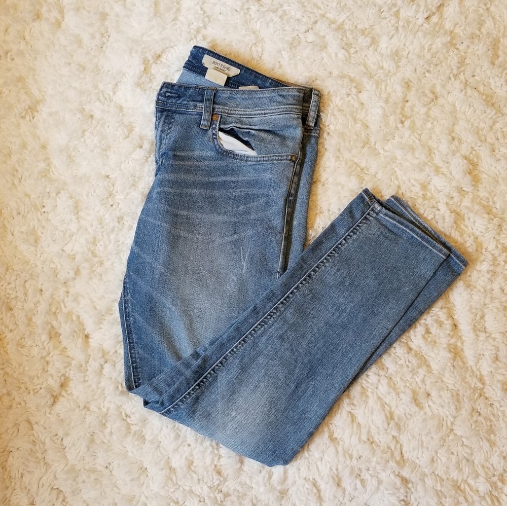 Low Waist Boyfriend Jeans